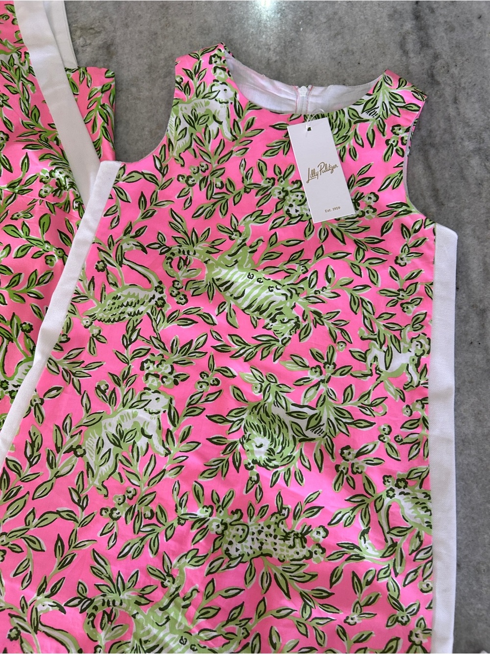 Lilly Pulitzer Matching Mother & Daughter Set Rousseau Pink Mane Sizes 6 - Picture 3 of 16